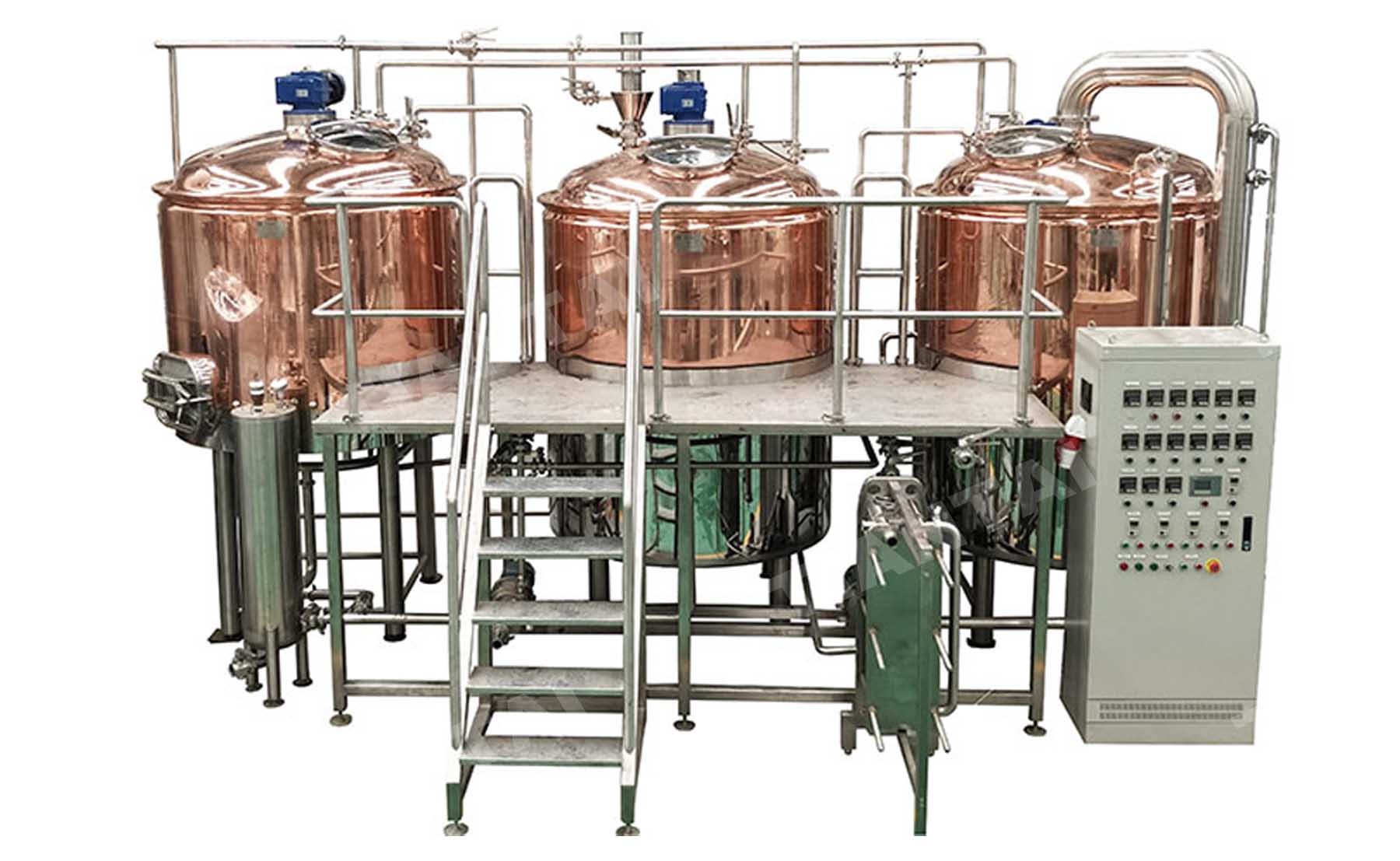 copper brewhouse system